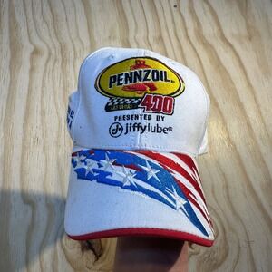 Pennzoil 400 Las Vegas Motor Speedway 2018 Limited Edition Racing Hat White OS
